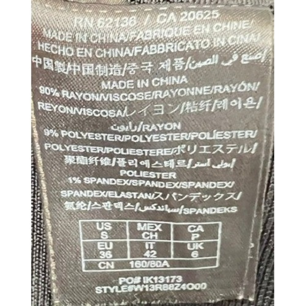 GUESS Black Heavy Knit Bodycon Bandage Skirt Cyber Sleek Minimalist Small - Picture 6 of 9